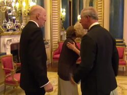 Prince Charles & Camilla Greet Guests News Clip