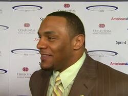 INTERVIEW: Victor Hobson on this yearÃ•s group of honorees at 27th Anniversary Sports Spectacula Stock Footage