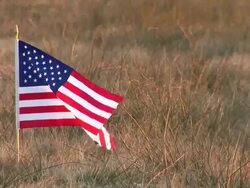 HD: American flag Stock Footage