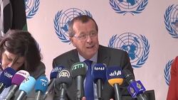 CLEAN : UN's Kobler gives presser in Tunis on International Migrants Day News Clip