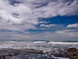 Dramatic sea Stock Footage