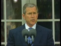 Highlights of Bush statement on crew release Instructional Video