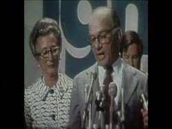 SYND 30-5-74 FULBRITE SPEAKING IN ARKANSAS AFTER BEING DEFEATED IN DEMOCRATIC PRIMARY News Clip