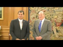 SPAIN-ECUADOR-DIPLOMACY Stock Footage