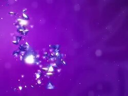 Flying diamonds Stock Footage