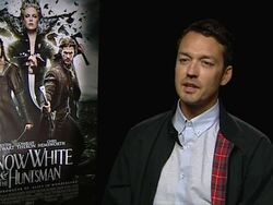 INTERVIEW: Rupert Sanders on not having target audience and the film being appropriate for kids at Snow White and the Huntsman Interviews at Claridges Hotel on May 14, 2012 in London, England (Footage by WireImage Video/Getty Images) Stock Footage