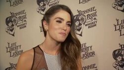 INTERVIEW - Nikki Reed talks about her upcoming projects at Bonnie Rose, A new Tennessee White Whiskey Launches in Nashville Stock Footage