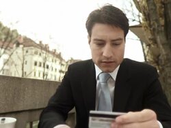 HD: Internet Credit Card Payment Stock Footage