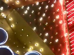 HD 1080i Las Vegas Neon Lights flickering 35 Stock Footage