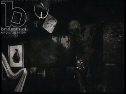 Cabaret Montmartrois, Paris, part 2 - Interiors of Lapin Agile house, book covers, Sacre-Coeur and end montage Stock Footage