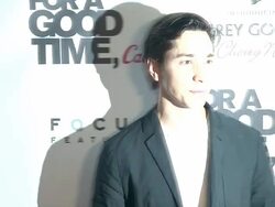 Justin Long at "For A Good Time, Call. . ." New York Special Screening Presented By Focus Features Stock Footage