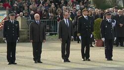 CLEAN : Hollande thanks police for preventing large-scale attack News Clip