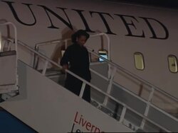 US Secretary of State Condoleezza Rice arrives in Britain News Clip