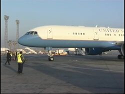 US Secretary of State Rice arrives for visit News Clip