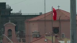 People walking around Taksim Square News Clip