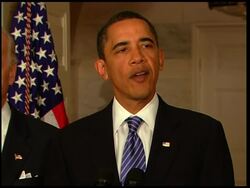 President outlines Haiti quake relief efforts Instructional Video