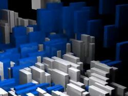 Rhythmic Cubic Abstraction, Music Background, Techno Stock Footage