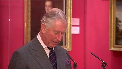 Prince Charles and Camilla, Duchess of Cornwall visit Fitzwilliam Museum in Cambridge News Clip