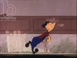 Going Places (1948) part 4 - worker supported with wages, health care, insurance, vacation leave and home. Stock Footage