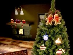 Christmas scenery Stock Footage