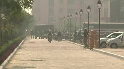 Men accused in fatal gang rape of woman on bus arrive at court for start of trial News Clip