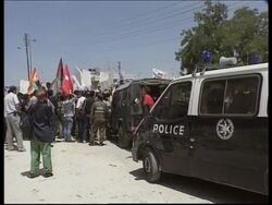 West Bank/Gaza - Students demonstrate News Clip