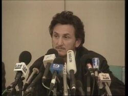 Hollywood actor Sean Penn questions US policy on Iraq News Clip