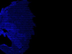 Dark digital world Stock Footage