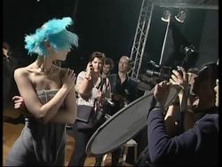 NEW Lucy Liu and Rihanna  turn up to watch the Galliano spectacle News Clip