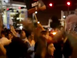 ATMOSPHERE: Fans as Miami Fans Celebrate Following Stock Footage