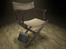 Director Chair Stock Footage
