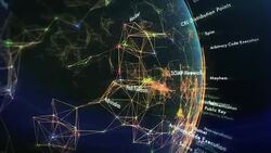 Internet Security World Stock Footage