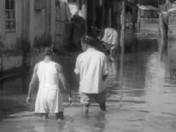 Monsoon rains flood West Bengal in India Stock Footage
