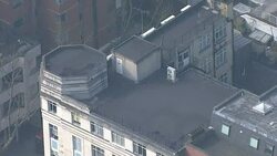 Aerials of Hatton Gardens Safe Deposit Box Ltd crime scene News Clip