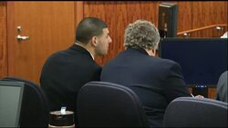 Former New England Patriots tight end Aaron Hernandez made an appearance in court Tuesday in his final pre-trial hearing before jury selection begins on Friday. The judge rejected the prosecution's request to cover a trophy case in the ex-player's home wh News Clip