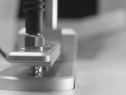 Measuring DNA or protein concentration Stock Footage