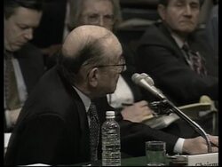 Greenspan comment on steel tariffs News Clip