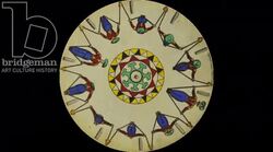 Animated 19th century phenakistoscope with people jumping Stock Footage