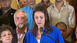 VOICED : Venezuela: opositora inhabilitada para legislativas News Clip
