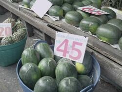 Khlong Toei Talat Wet Market Stock Footage
