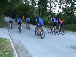 HD: Mountain Bike Racing Stock Footage