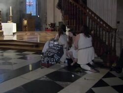 Occupy London Protesters in St Pauls Cathedral News Clip