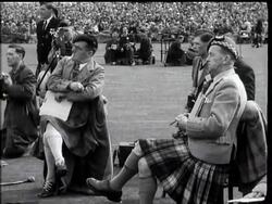 ROYAL VISITORS TO BRAEMAR GATHERING. News Clip