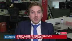 Credit Suisse to Redeem Volatility Note After Value Plunges News Clip