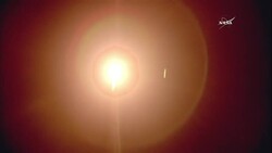 SpaceX Falcon rocket launches, carrying AI robot into space News Clip