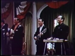 Early 1960s Bill Haley and the Comets performing on stage / Mexico Stock Footage
