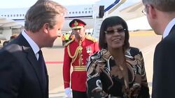 David Cameron visits Jamaica News Clip