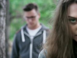 couple crisis Stock Footage