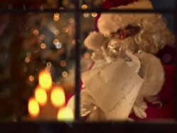 Santa List Slow Motion Stock Footage