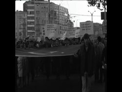 SYND 19 11 67 TURKISH CYPRIOT STUDENTS DEMONSTRATE AGAINST GREEKS News Clip
